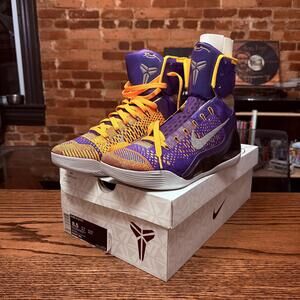 Nike Kobe EX Elite Showtime Purple and Orange Shoes Size 8.5